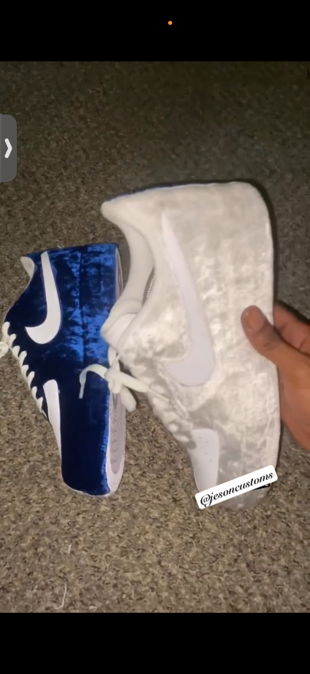 Blue and White customs